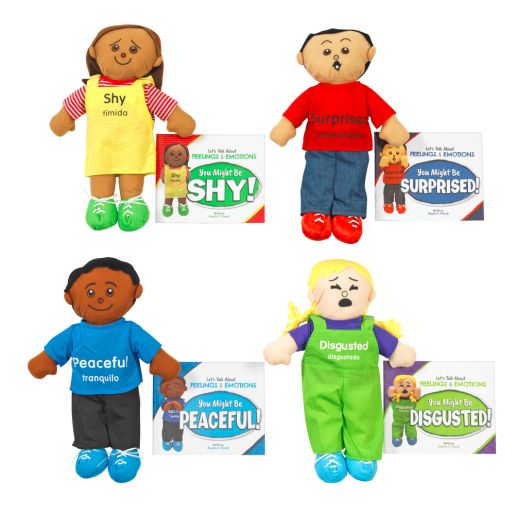 Excellerations® Emotions Books and Dolls - Set of 8