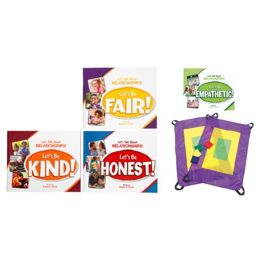 Excellerations® Relationship Books & Parachute Game - 4 books