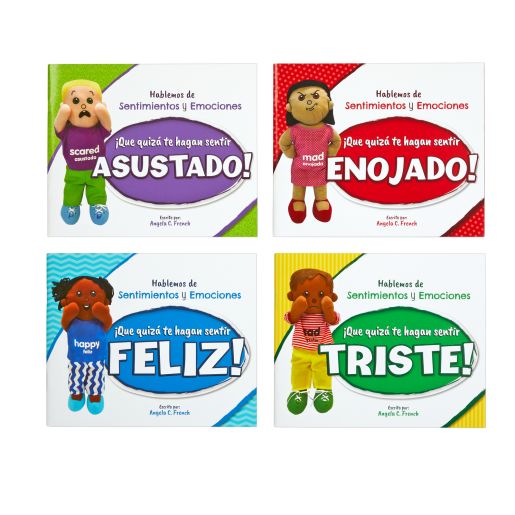 Excellerations® Let’s Talk About Feelings and Emotions Spanish Books Set 1