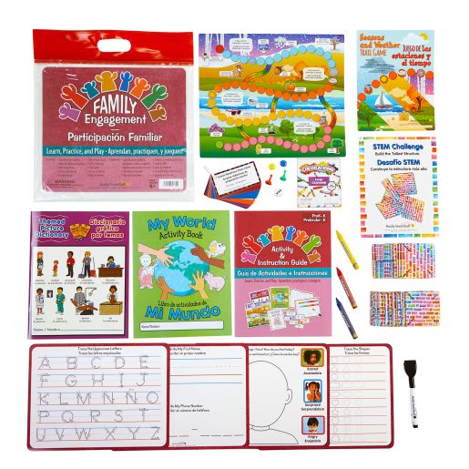 Really Good Stuff® Family Engagement Dual Language Reading- Learn, Practice & Play - PreK-K