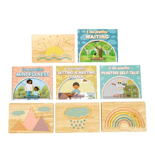 Excellerations® Breathing Boards and Books - Set of 4 Boards and 4 Books