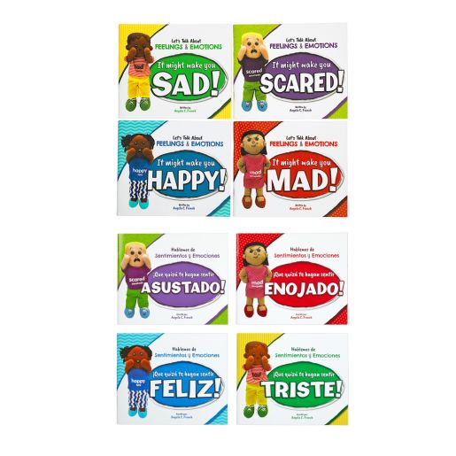 Excellerations® English & Spanish Emotions Book Set 1 - 8 books