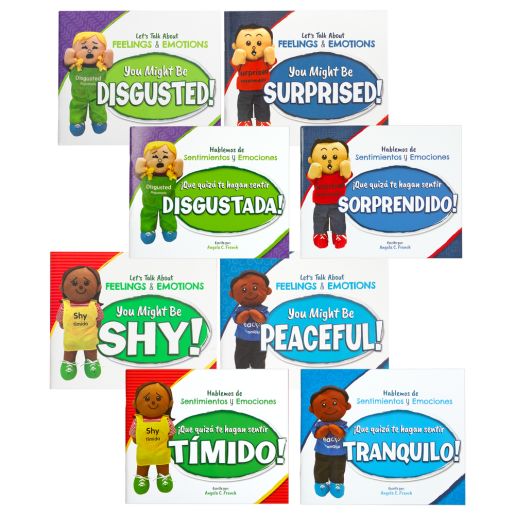 Excellerations® English & Spanish Emotions Book Set 2 - 8 books