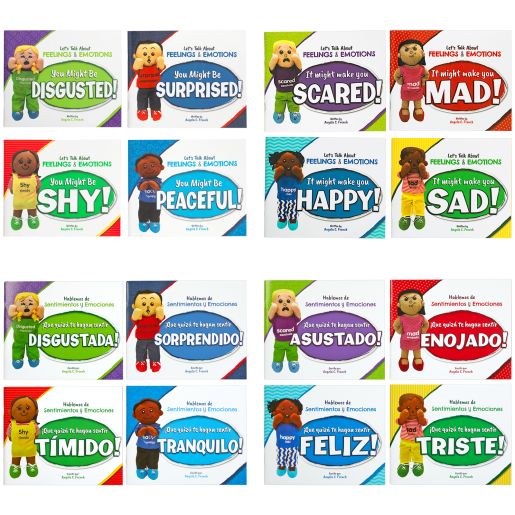 Excellerations® English & Spanish Emotions Book Full Set - 16 books