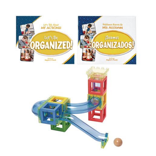 Excellerations® English & Spanish Action Books & Construction Set - 8 Books