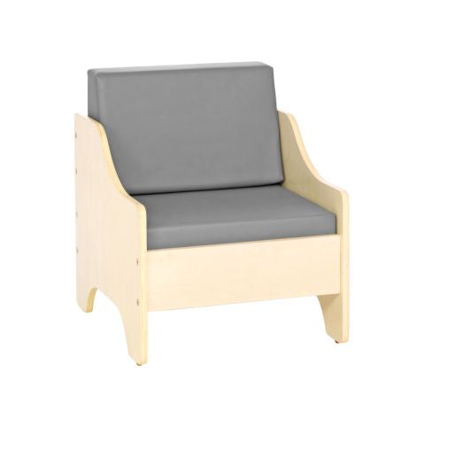Environments® Everyday Lounge Chair - Gray Cushions - Ready to Assemble