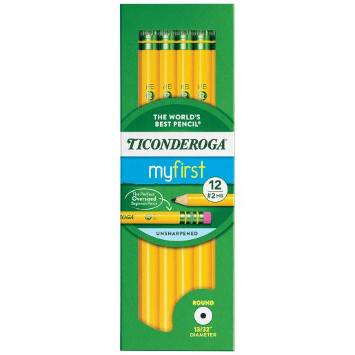 Ticonderoga® Large No.2 Pencils with Eraser - 144 Pieces