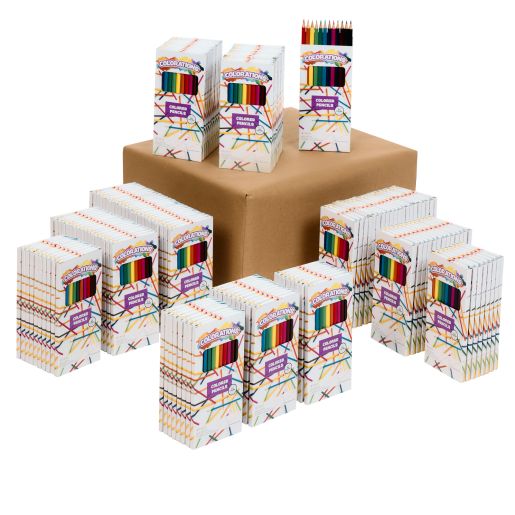 Colorations® Classroom Value Bulk Color Pencils, 12 Colors, 144 Packs
