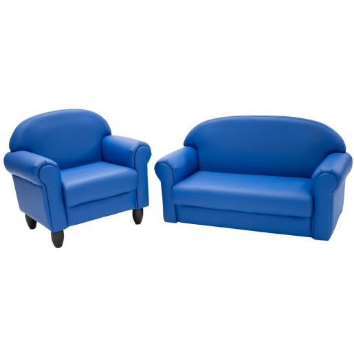 As We Grow™ Chair and Sofa Set - Blue