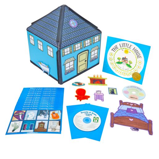 Felt House Set with Books - 3 items, 180 pieces