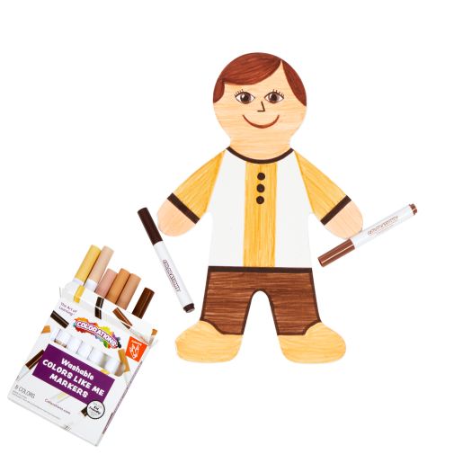 Colorations® People Shapes and Colors Like Me® Markers