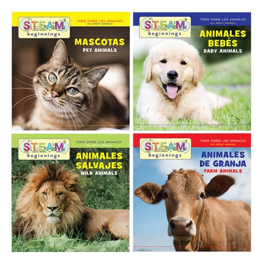 STEAM Beginning Spanish, Set of 4 Books
