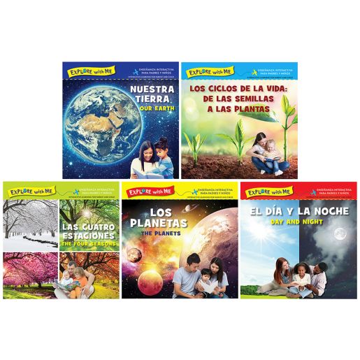 Explore With Me, Spanish-English - Set of 5 Board Books