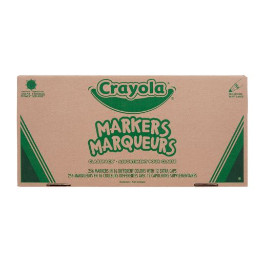 Crayola® Conical Tip Markers Classpack® - Regular, Set of 256
