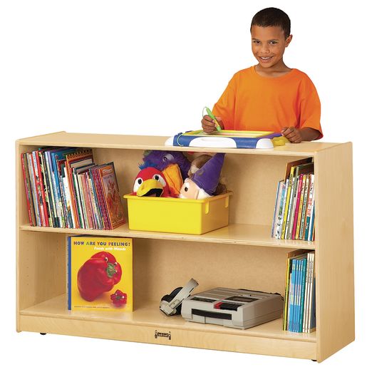 Mobile Adjustable Bookcase without Lip