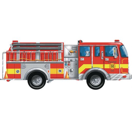 Giant Fire Truck Floor Puzzle