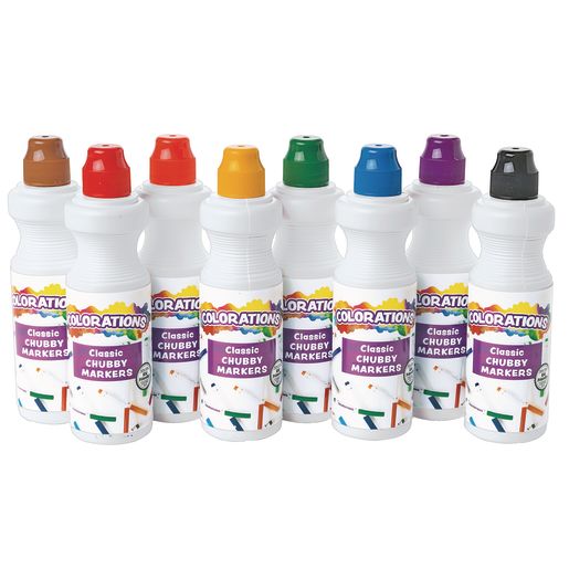 Colorations® Washable Chubbie Markers - Set of 8