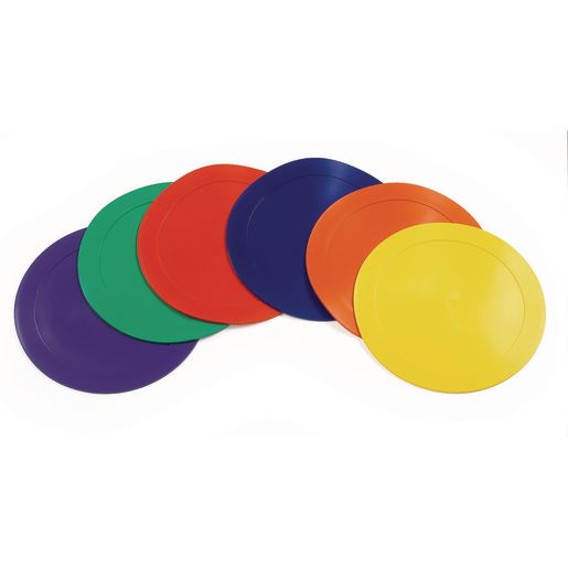 Discount School Supply® Poly-Vinyl Spot Markers - Set of 6