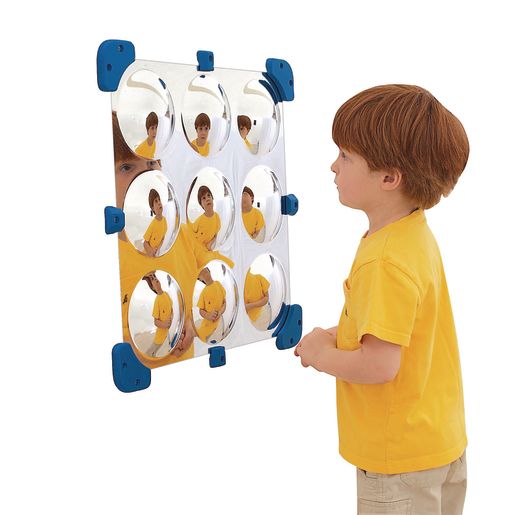 9 Bubble Mini Mirror - 18 1-2" Square