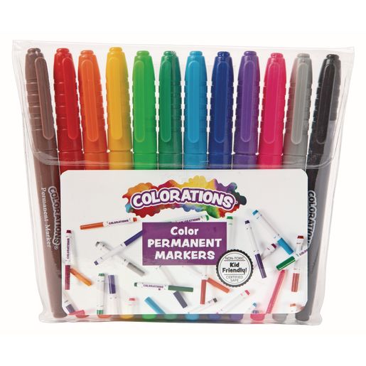 Colorations® Color Permanent Markers - Set of 12
