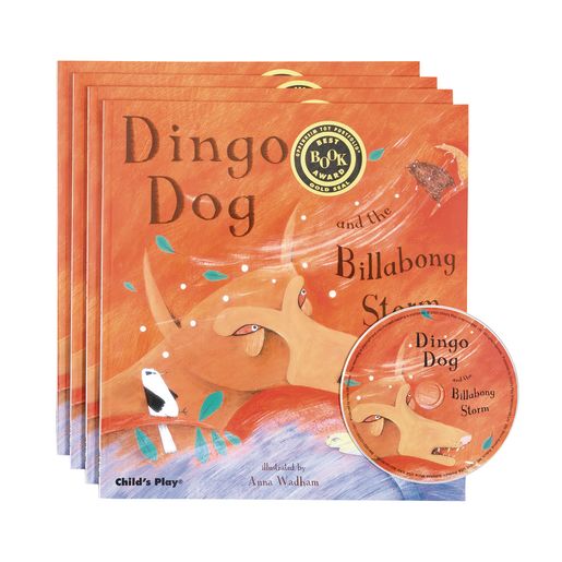 "Dingo Dog and the Billabong Storm" - 4 Paperback Books and 1 CD