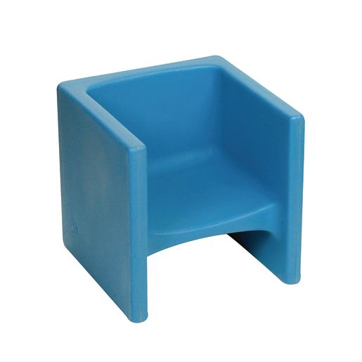Cozy Woodland Cube Chair - Sky Blue