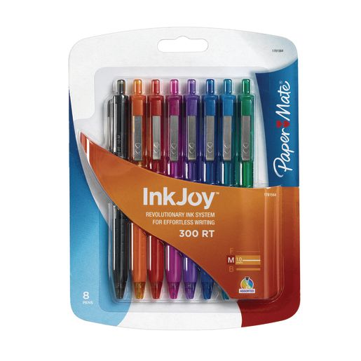 Paper Mate® InkJoy® Assorted Colors Medium Point Retractable Pens - Set of 8