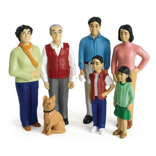 Excellerations® Pretend Play Figures - Extended Asian Family