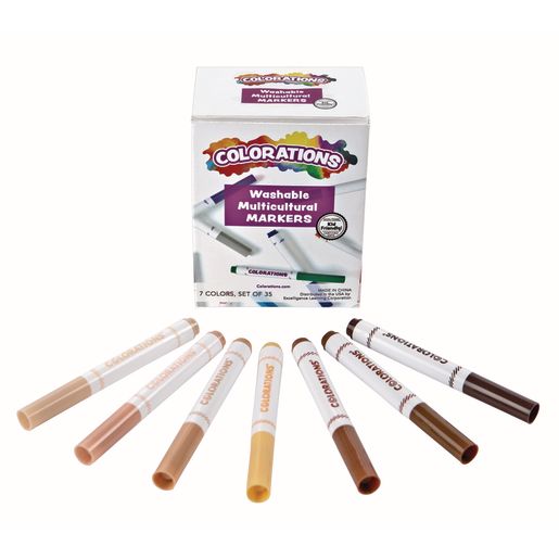 Colorations® Multicultural Chubby Markers - Set of 35