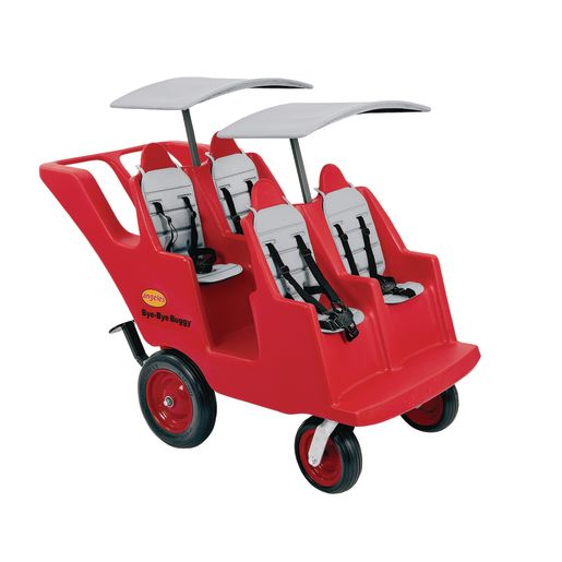 Angeles® "Fat Tire" Bye-Bye® Buggy® with Gray Seat Pads - 4 Passenger
