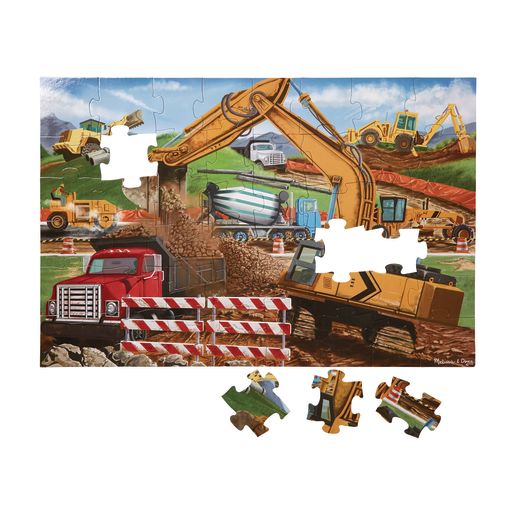 Building Site Floor Puzzle 48 Pieces