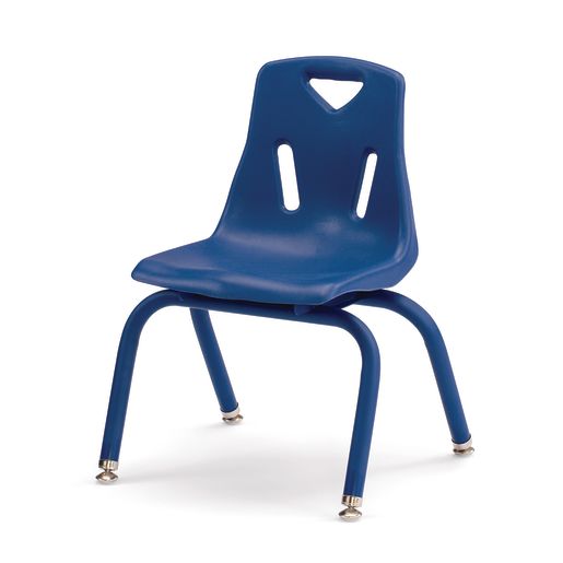 10"H Chair with matching legs - Blue