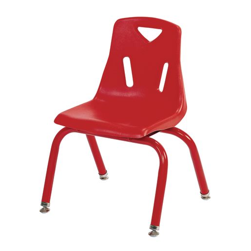 10"H Chair with matching legs - Red