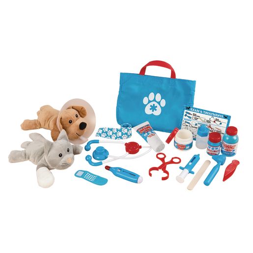 Exam and Treat Pet Vet Play Set 24 Pcs.