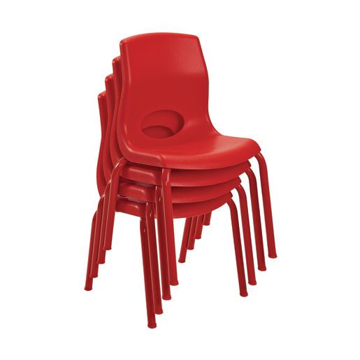 Angeles® MyPosture™ Chair 8" H - Set of 4 - Red