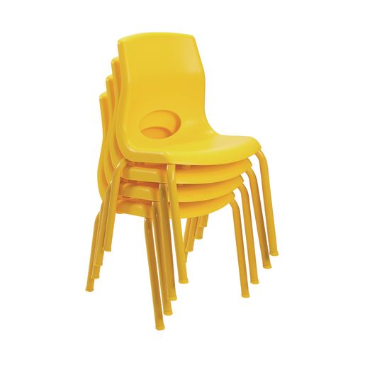 Angeles® MyPosture™ Chair 8" H - Set of 4 - Yellow