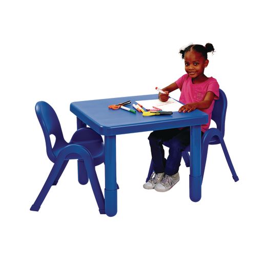 Angeles® MyValue™ Set  - 28"Sq. x  20"H with Four 11"H Chairs - Blue