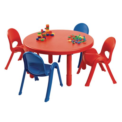 Angeles® MyValue™ Round Table with 4 Chairs Set - Red