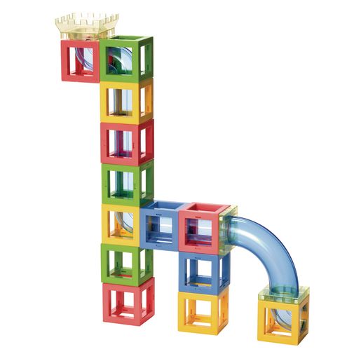 Excellerations® Magnetic Ball Run STEM Construction Set