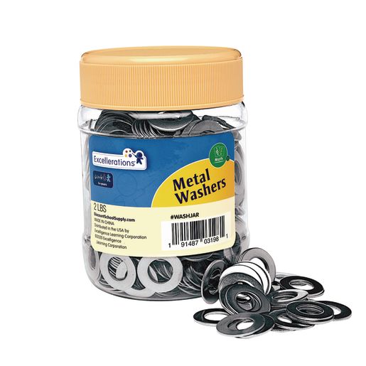 Excellerations® Metal Washers - 2 lbs.