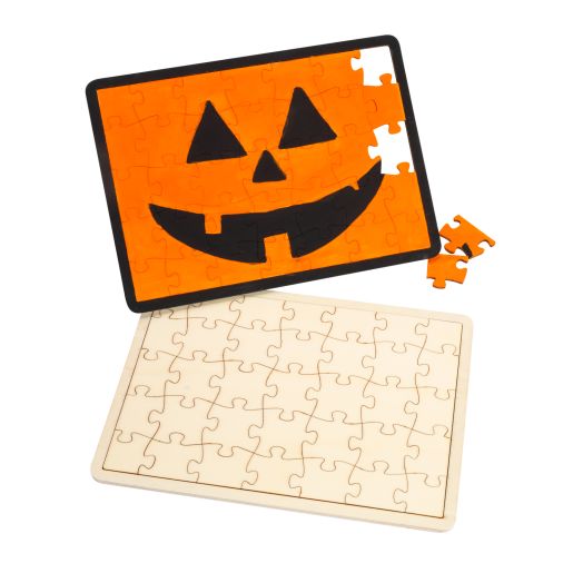 Colorations® Decorate Your Own Wooden Tray Puzzle - Set of 6