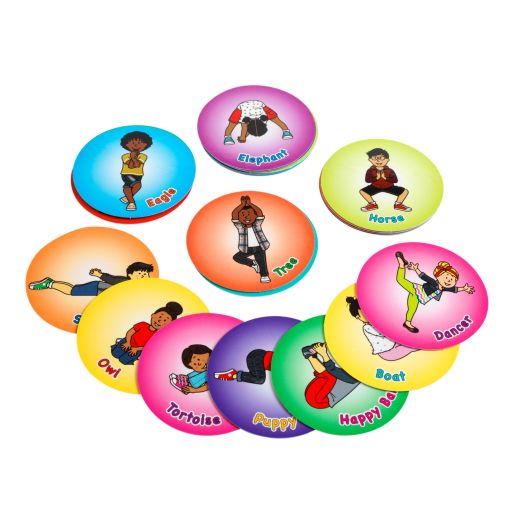 Really Good Stuff® Yoga Chips - Set of 24