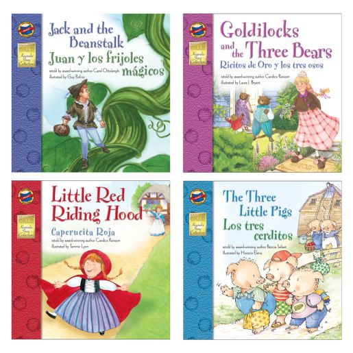 Bilingual English-Spanish Storybook Collection - Fairy Tales - 4-Book Set