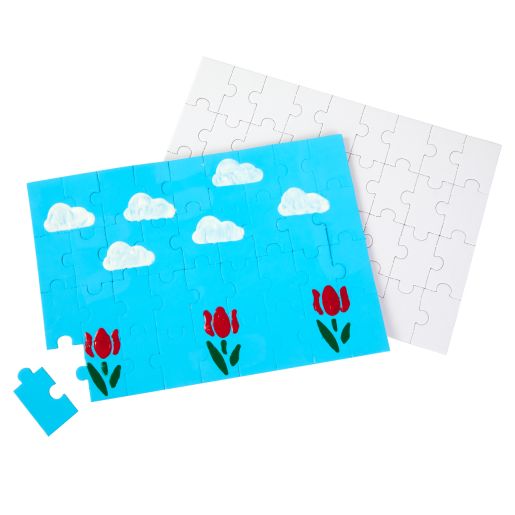 Colorations® Decorate Your Own Jigsaw Puzzles, Set of 3