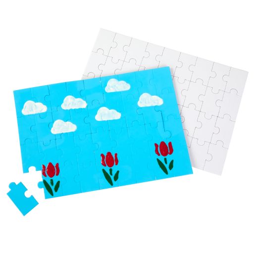 Colorations® Decorate Your Own Jigsaw Puzzles - Set of 12