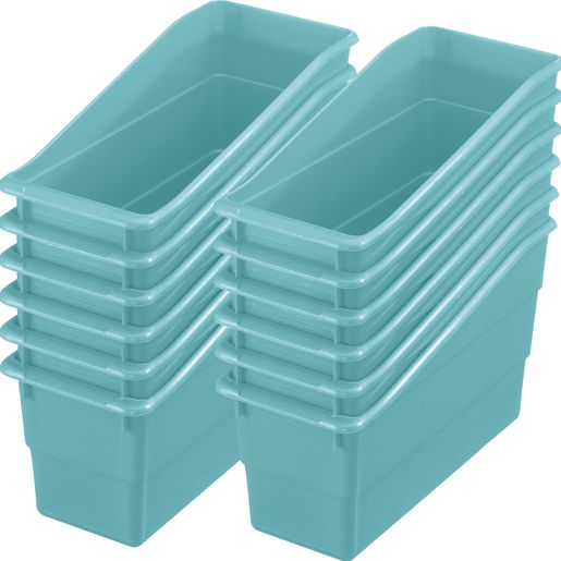 Durable Book & Binder Holders - Set of 12 - Water