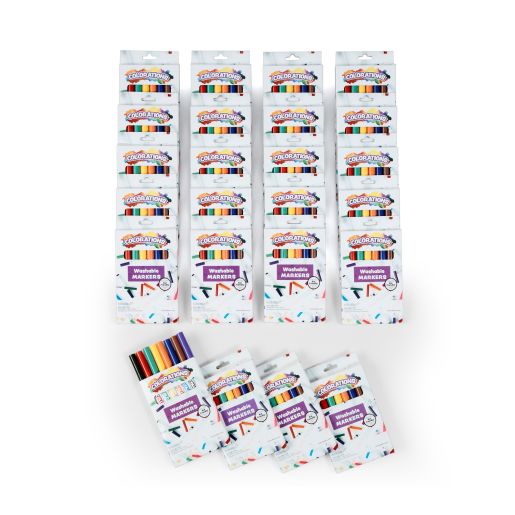 Colorations® Markers, 8 Color, 24 Sets, Total 192