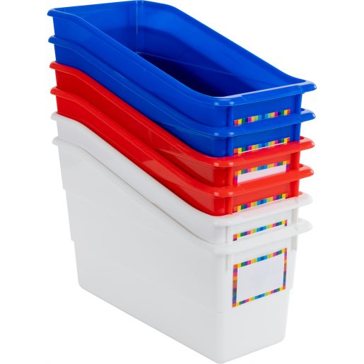 Durable Book And Binder Holders - Patriotic - Set Of 6
