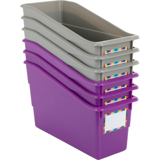 Durable Book And Binder Holders - Calm Before The Storm - Set Of 6