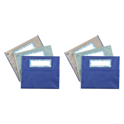 Store More® Chair Pocket - Cool and Calm Colors - Set of 6